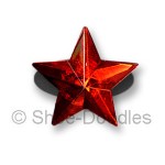 Star Crystal Red Charm